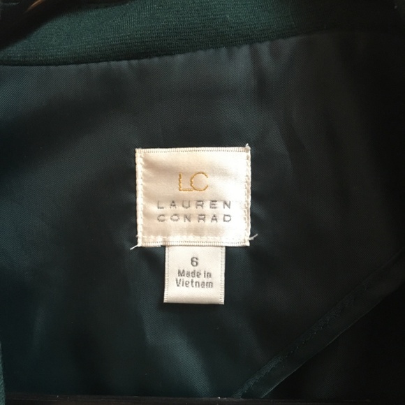 Lauren Conrad Green 3/4 Sleeve Blazer - Picture 2 of 3
